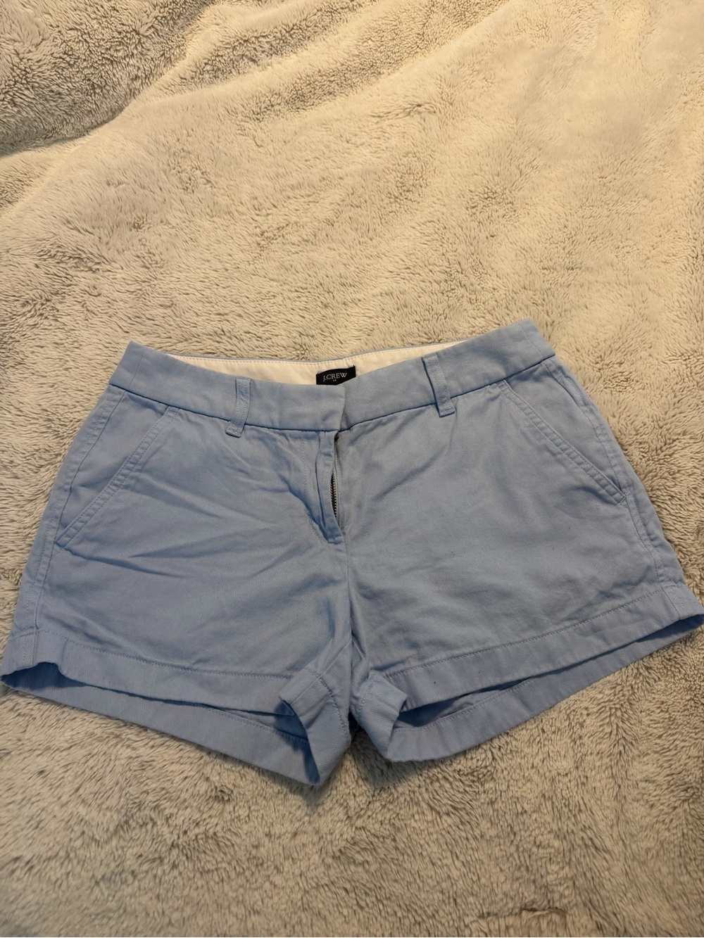 J. Crew 3.5 Light Blue Women's Chino Shorts